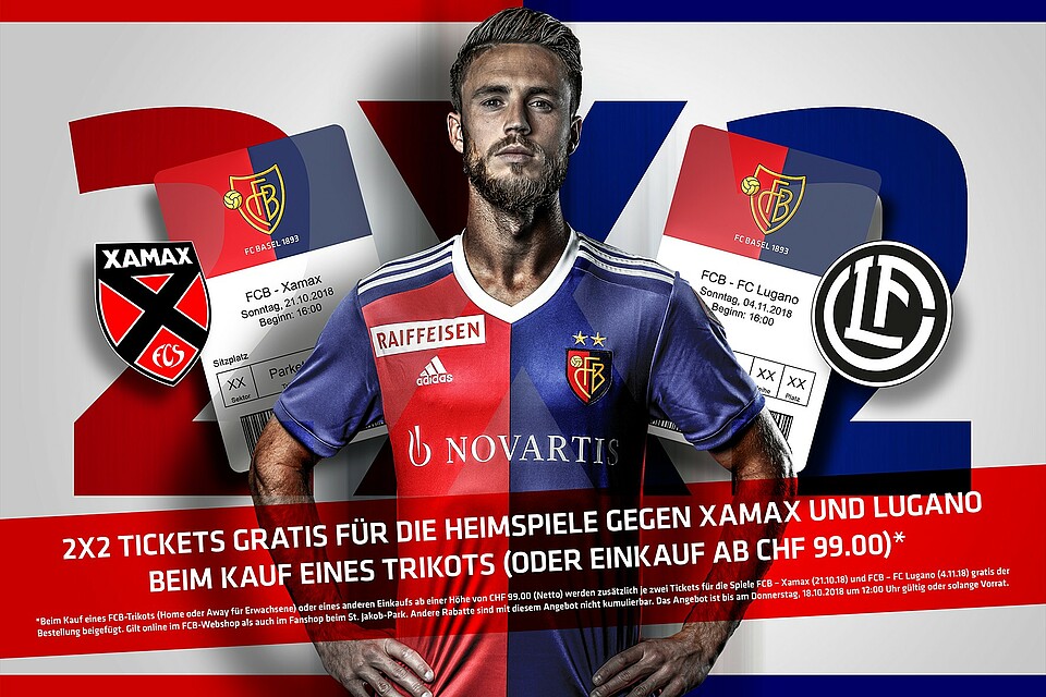 FCB TRIKOT KAUFEN UND 2X2 TICKETS GRATIS DAZU ERHALTEN FC Basel